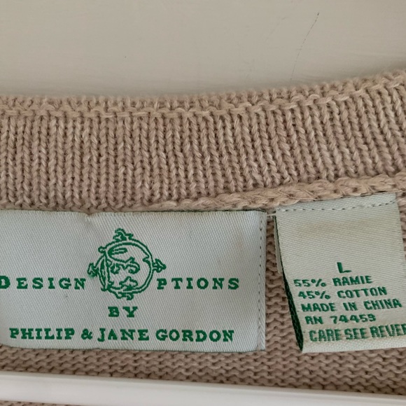 Design Options By Philip and Jane Gordon Giraffe Sweater Size Large - Picture 13 of 14